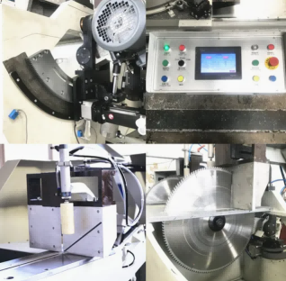 Scie à découper les profils de portes et fenêtres CNC à 5 axes