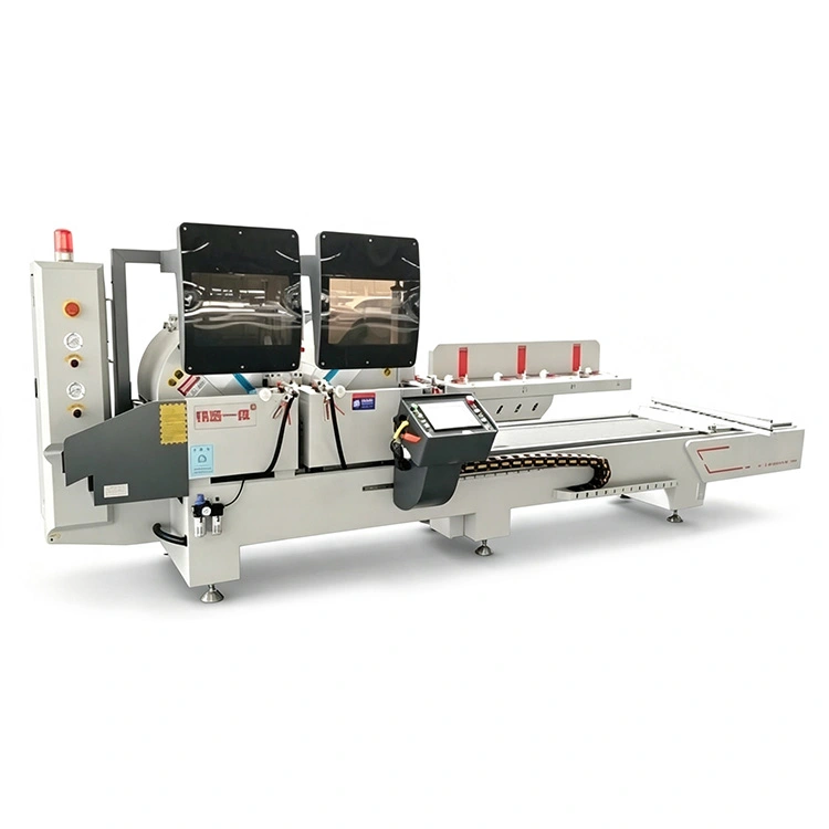 Scie CNC à double tête pour coupe à 45° et 90°