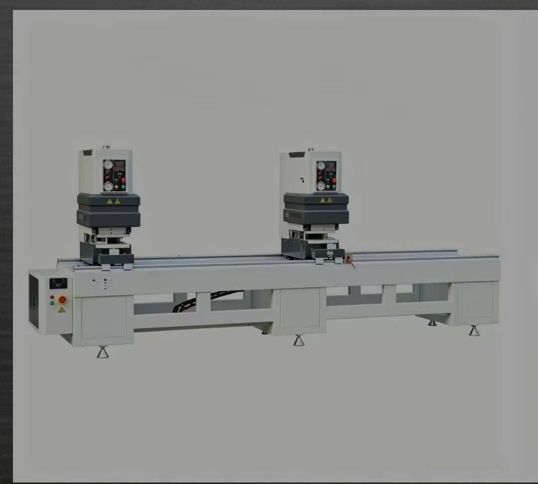 Machine à souder sans soudure à deux têtes pour portes et fenêtres en PVC